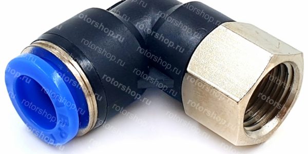 Фитинг угловой Д-12 пластик (PUL12)